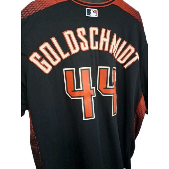 Rare Paul Goldschmidt #44 Majestic Cool Base Arizona Diamondsbacks Jersey Sz 2XL - Picture 3 of 8